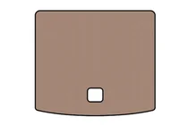 Audi Q3 2019–2025 Rubberen kofferbakmat Carsuit (Beige) foto 1