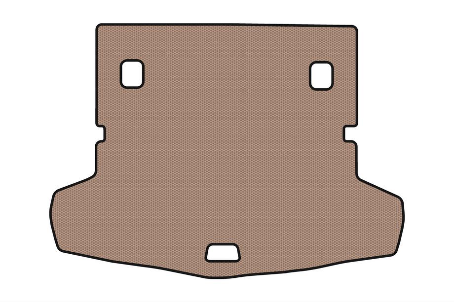 BMW 2 Serie Active Tourer F45/F46 2014–2021 Rubberen kofferbakmat Carsuit V-1 (Voor F46, 7-zits, beige) Foto 1