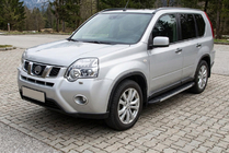 Nissan X-trail T31 2007–2014 Duru side steps (2 stuks, aluminium) foto 1