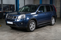 Nissan X-trail T31 2007–2014 Bosphorus Black side steps (2 st., aluminium) foto 1