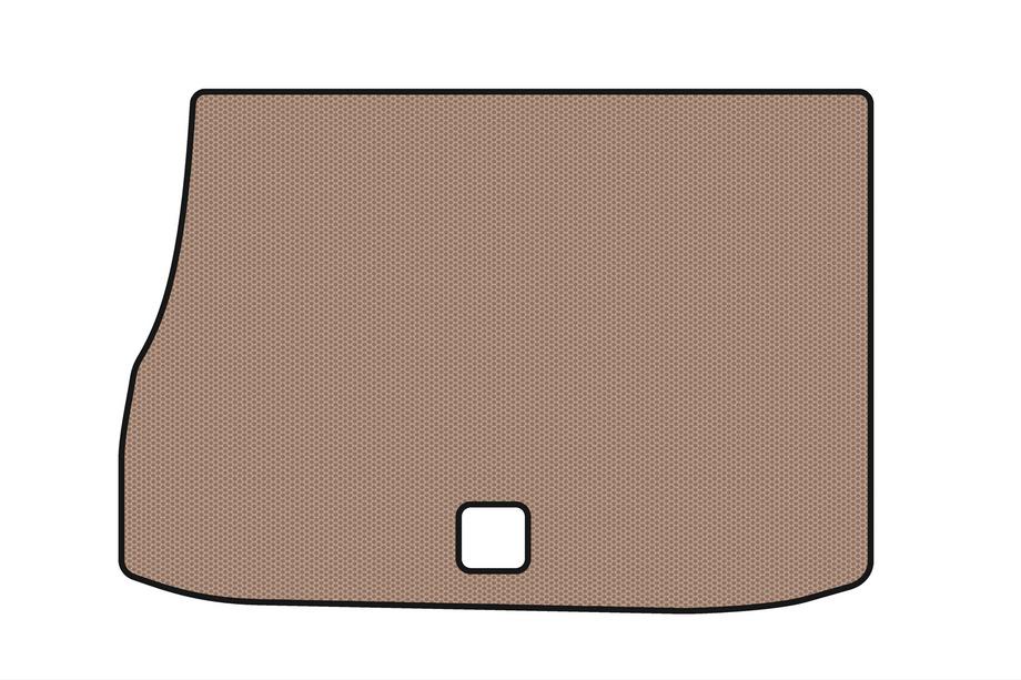 Citroen DS-5 2011–2015 Rubberen kofferbakmat Carsuit (HB, Hybride/automaat, beige) Foto 1