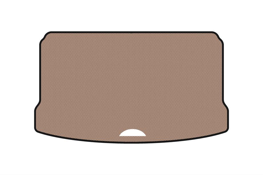 Mini Cooper F55/56/57 2014–2023 Rubberen kofferbakmat Carsuit (voor S F55, 5-deurs, beige) Foto 1