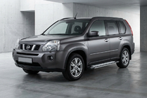 Nissan X-trail T31 2007–2014 Rainbow zijtreden (set van 2, aluminium) foto 1