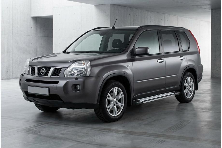 Nissan X-trail T31 2007–2014 Rainbow zijtreden (set van 2, aluminium) Image