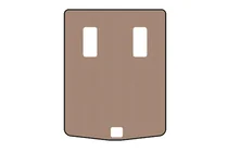 Dodge Durango 2010– Rubberen kofferbakmat Carsuit (Beige) foto 1