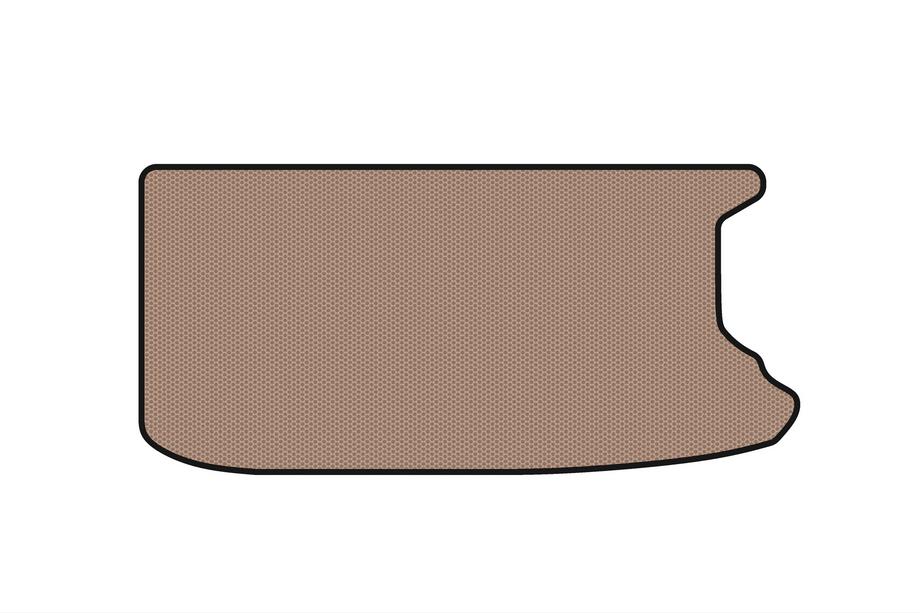 Fiat 500/500L 2013–2022 Rubberen kofferbakmat Carsuit (Voor 500, Електро, beige) Image