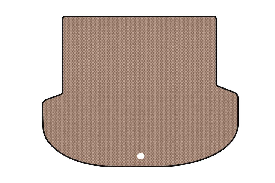 Hyundai Santa Fe 4 2018–2023 Rubberen kofferbakmat Carsuit (2018-2020, beige) Image