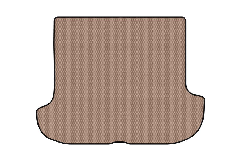 Hyundai Terracan 2001–2007 Rubberen kofferbakmat Carsuit (Beige) Foto 1
