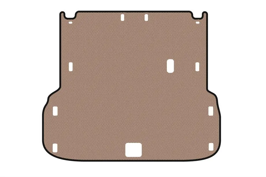 Infiniti QX60 2016–2021 Rubberen kofferbakmat Carsuit (tot 2e zitrij, beige) Foto 1