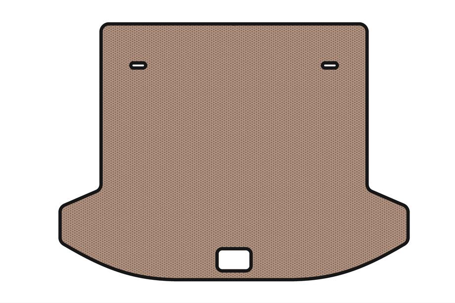 Jetour X70 2018– Carsuit rubberen kofferbakmat (2 rijen, beige) Foto 1