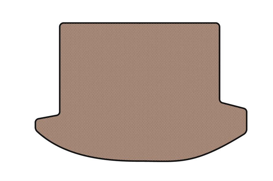 Kia Carens 1999–2012 Rubberen kofferbakmat Carsuit (2006-2012, 2 rijen, 7-zits, beige) Foto 1