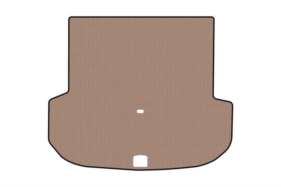 Kia Sorento III UM 2014–2020 Rubber kofferbakmat Carsuit (2014-2018, 5-zits, beige) Foto 1