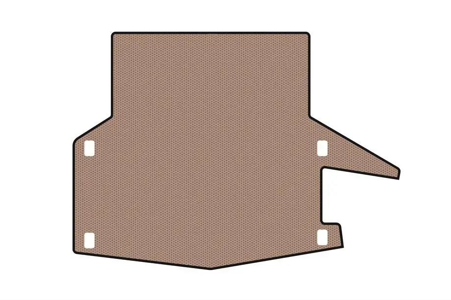 Lexus IS 2005–2013 Rubberen kofferbakmat Carsuit (SD, geen vierwielaandrijving, beige) Foto 1