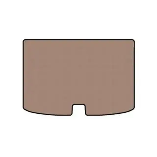 Rubberen kofferbakmat Carsuit (2004-2008, HB, 5-deurs, beige) foto 1