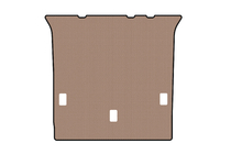 Mercedes G-klasse W463 1990–2018 Rubberen kofferbakmat Carsuit (2012-2015, 5-deurs, beige) foto 1