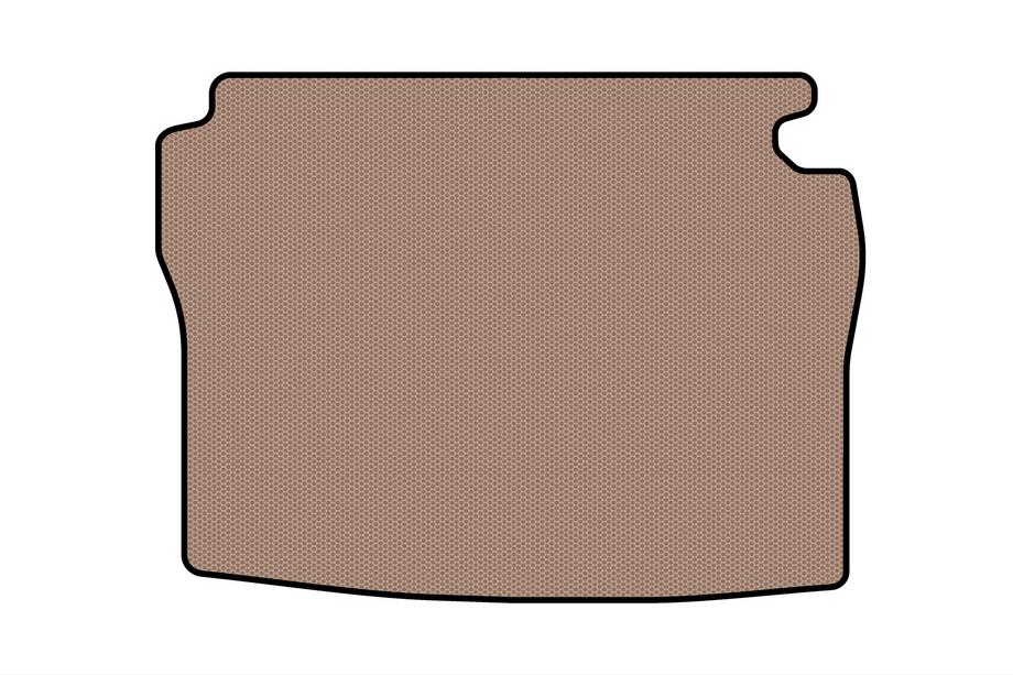 Mercedes S-klasse W126 1979–1991 Rubberen kofferbakmat Carsuit (SD, korte wielbasis, beige) Foto 1