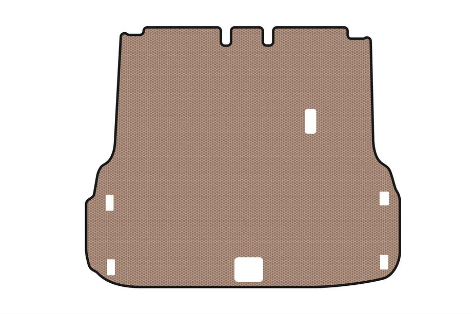 Nissan Pathfinder R52 2012–2021 Rubberen kofferbakmat Carsuit (Beige) Foto 1