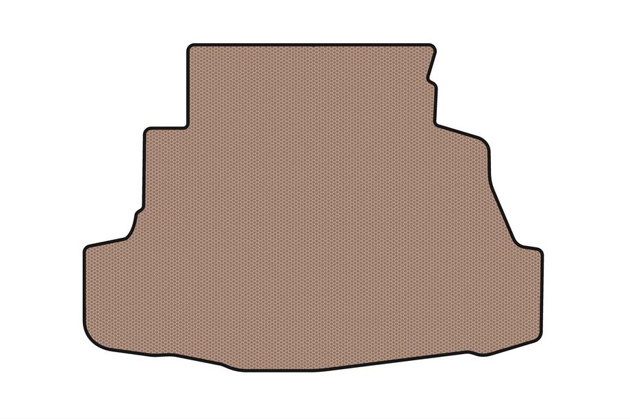 Nissan Primera P12 2002–2007 Rubberen kofferbakmat Carsuit (SD, beige) Foto 1