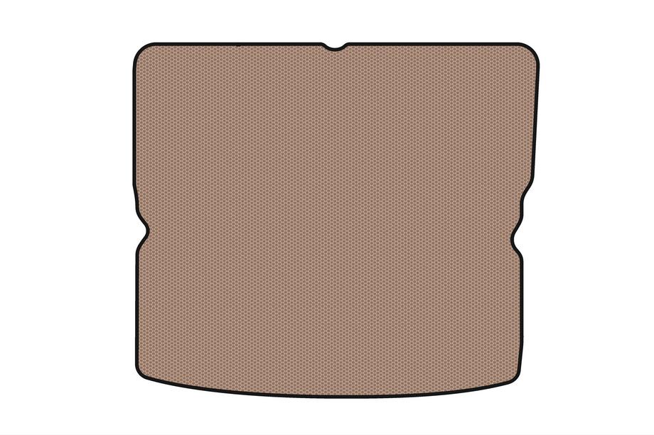 Opel Zafira B 2005–2011 Rubberen kofferbakmat Carsuit (met doorloop tot 3e zitrij, beige) Foto 1