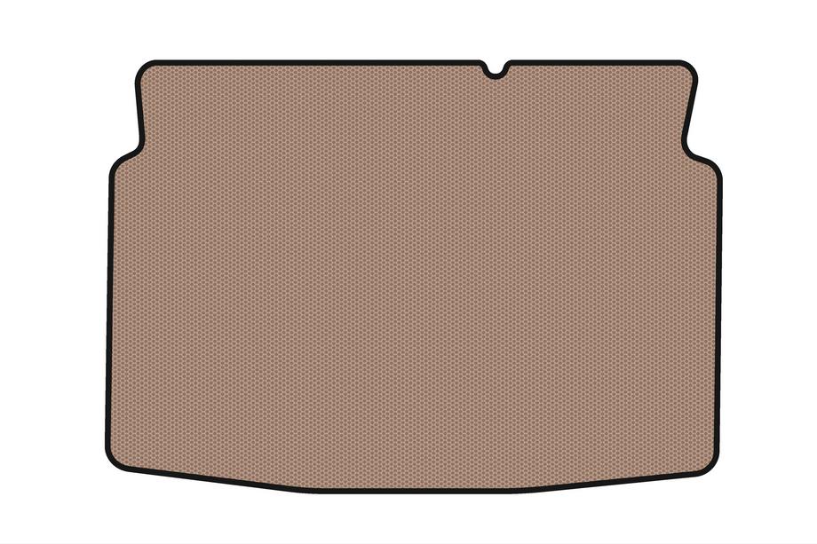 Peugeot 207 2006–2014 Carsuit rubberen kofferbakmat (HB, 5-deurs, beige) Image
