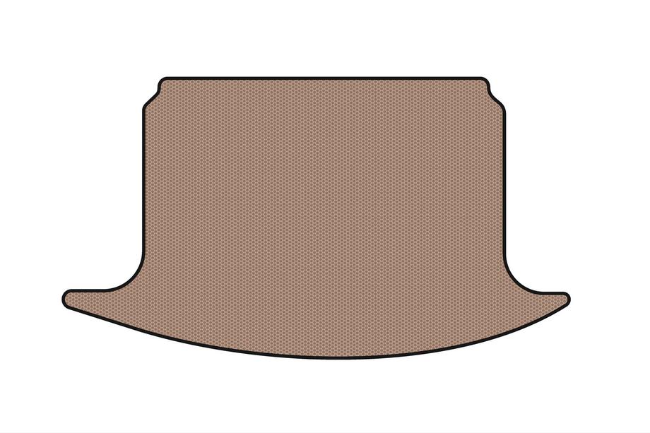 Peugeot 307 2001–2008 Rubberen kofferbakmat Carsuit (2001-2005, HB, 5-deurs, beige) Foto 1