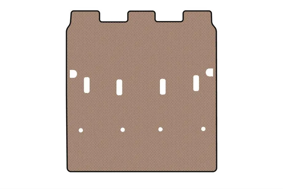 Peugeot Partner/Rifter 2019– Rubberen kofferbakmat Carsuit (7-zits/lange wielbasis, beige) Image