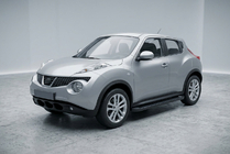 Nissan Juke 2010–2019 Allmond Black side steps (2 st., aluminium) foto 1