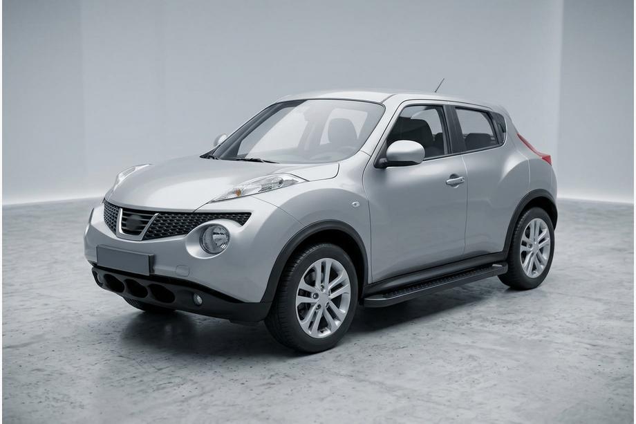 Nissan Juke 2010–2019 Allmond Black side steps (2 st., aluminium) Image