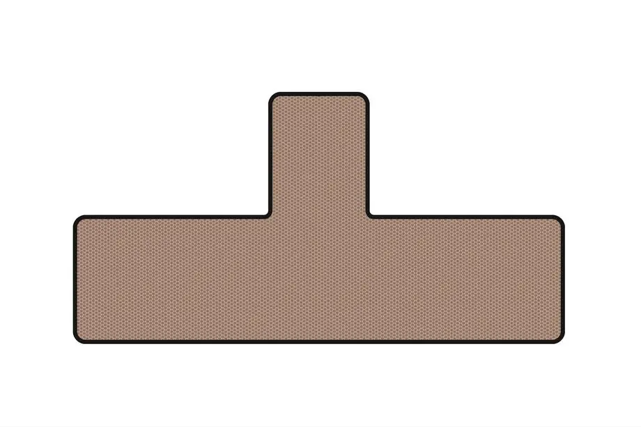 Renault Kangoo 2008–2020 Rubberen kofferbakmat Carsuit (5-deurs/7-zits, beige) Image