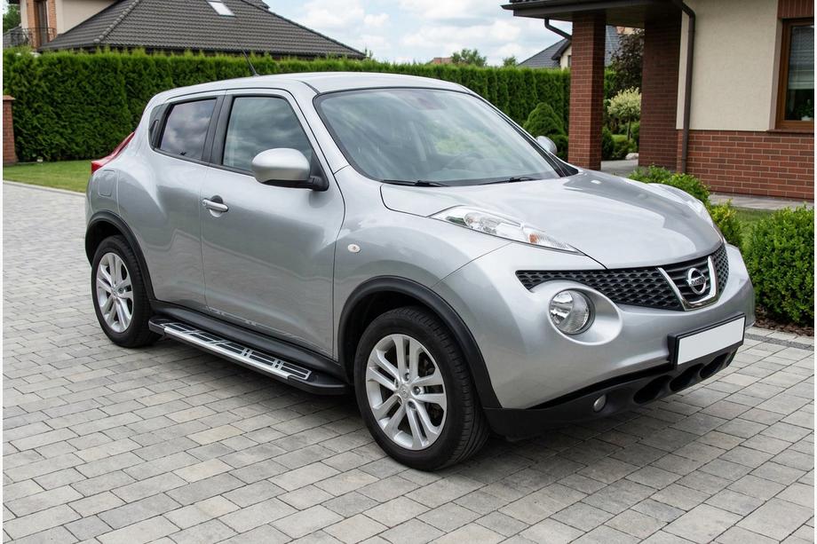 Nissan Juke 2010–2019 Sunrise side steps (set van 2, aluminium) Image