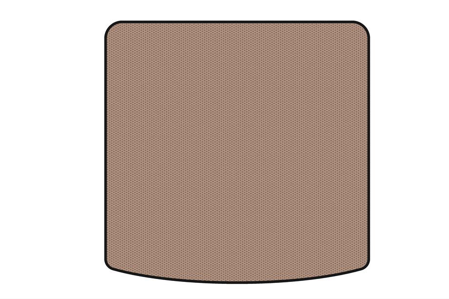 Skoda Kodiaq 2016–2023 Rubberen kofferbakmat Carsuit (5-zits, beige) Foto 1