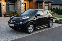 Nissan Juke 2010–2019 Maydos V1 zijtreden (set 2 stuks, aluminium + RVS) foto 1