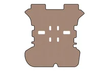 Toyota Previa 2000–2006 Rubberen kofferbakmat Carsuit (Beige) foto 1