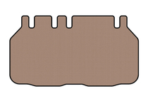 Toyota Previa 2006–2019 Rubberen kofferbakmat Carsuit (6-zits, beige) foto 1