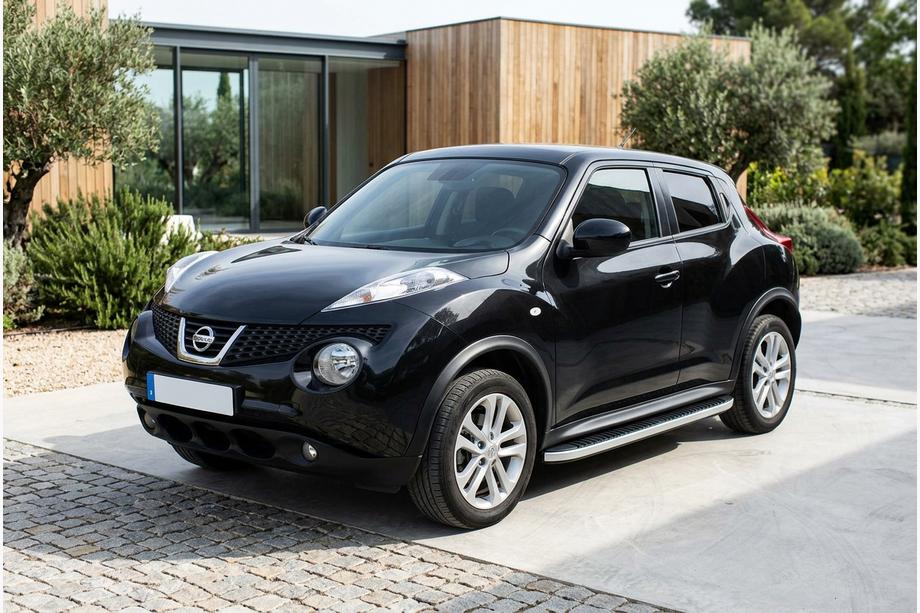 Nissan Juke 2010–2019 Side steps Tayga Grey (set van 2, aluminium) Image