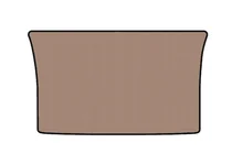 Volkswagen Fox 2003–2021 Rubberen kofferbakmat Carsuit (HB, 3-deurs, beige) foto 1