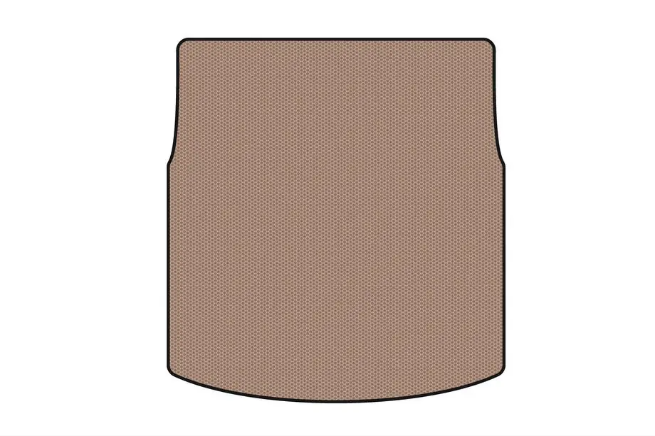Volkswagen Phaeton 2002–2016 Rubberen kofferbakmat Carsuit (SD, korte wielbasis, beige) Foto 1