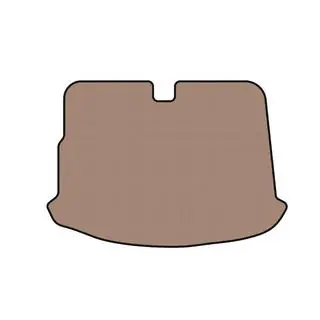 Rubberen kofferbakmat Carsuit (HB, 3-deurs, beige) foto 1