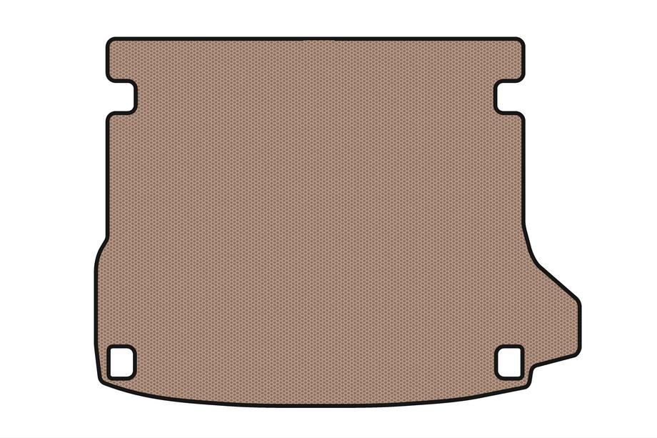 Audi Q5 2008–2017 Rubberen kofferbakmat Carsuit V-1 (Beige) Foto 1