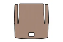 BMW 3-serie E90/E91 2005–2011 Rubberen kofferbakmat Carsuit V-1 (Voor E90, beige) foto 1