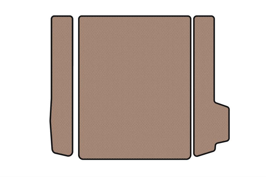 BMW X4 F26 2014–2018 Rubberen kofferbakmat Carsuit V-1 (Beige) Foto 1