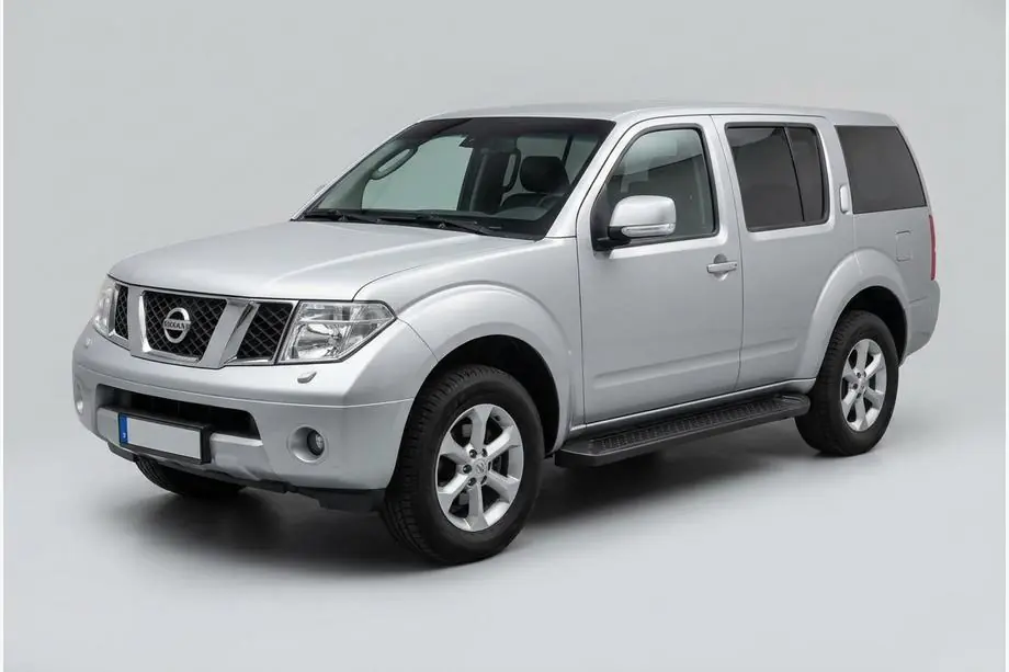 Nissan Pathfinder R51 2005–2014 Allmond Black side steps (2 st., aluminium) Image