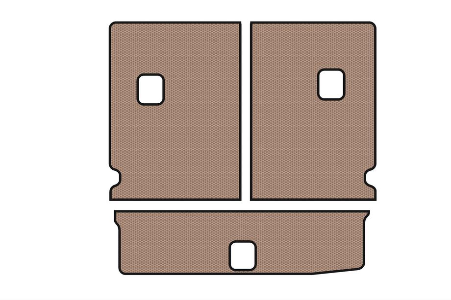 Chevrolet Orlando 2010–2018 Rubberen kofferbakmat Carsuit V-1 (Beige) Foto 1