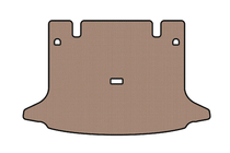 Dacia Logan I 2005–2008 Rubberen kofferbakmat Carsuit (SW, 7-zits, beige) foto 1