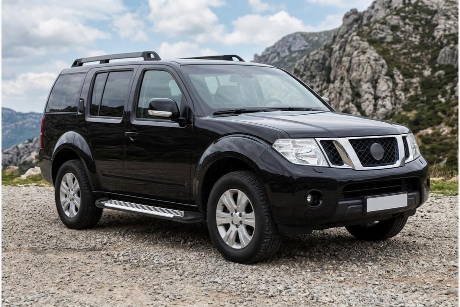 Nissan Pathfinder R51 2005–2014 Side steps Line (2 stuks, aluminium) Image