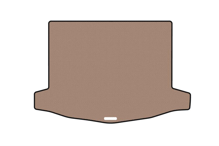 Honda Civic HB 2012–2020 Rubberen kofferbakmat Carsuit (2011-2014, HB, 5-deurs, beige) Image