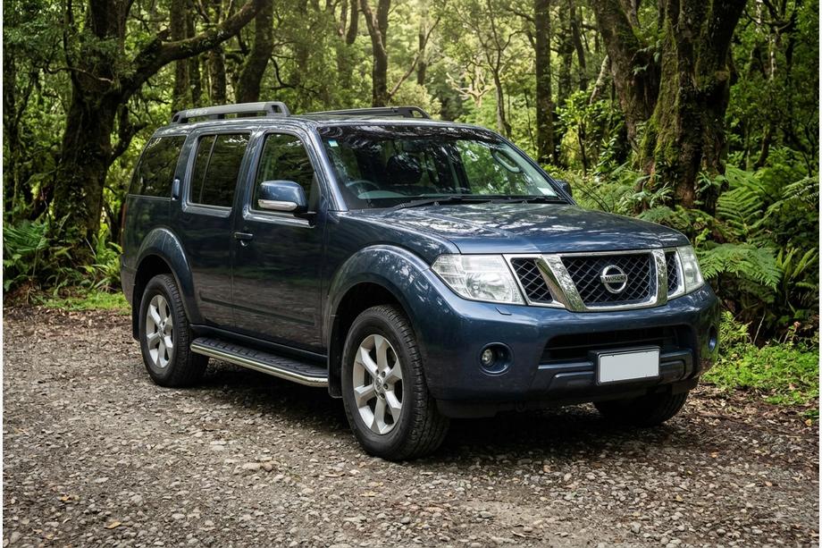Nissan Pathfinder R51 2005–2014 Maydos V1 zijtreden (set 2 stuks, aluminium + RVS) Image