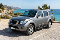 Nissan Pathfinder R51 2005–2014 Bosphorus Black side steps (2 st., aluminium) foto 1