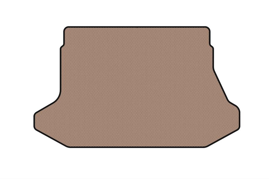 Kia Cerato 1 2004–2009 Rubberen kofferbakmat Carsuit (HB, beige) Foto 1