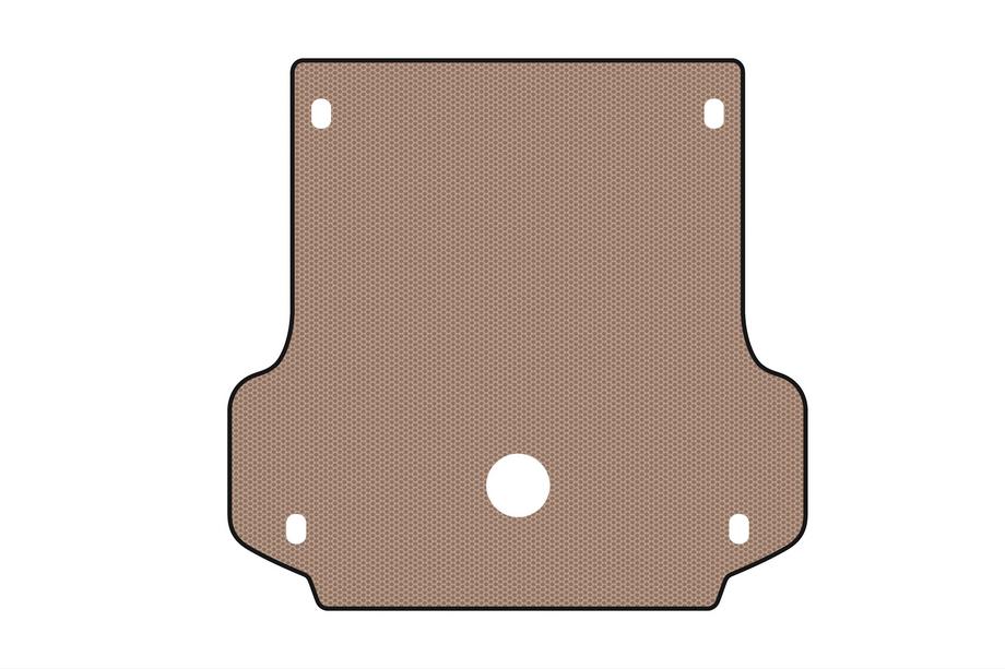 Mitsubishi Pajero Sport 2008–2015 Rubberen kofferbakmat Carsuit (2008-2013, beige) Image